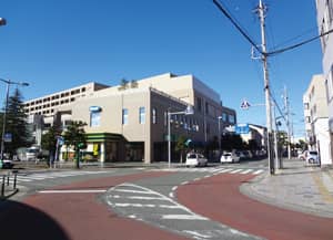 写真：貴布祢地区。浜北区役所の移転など沿線の人気を集めるエリア。