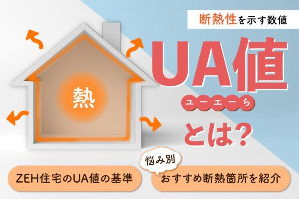 断熱性能を表す指標、UA値について解説します。静岡県のUA値の基準値や2022年10月に新設された断熱等級6・7についても紹介しています。断熱性能を高めるリフォーム箇所も悩み別に解説！